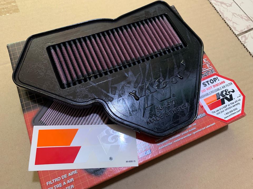 Lọc gió K&N Sh350i Vario Winner Satria R15